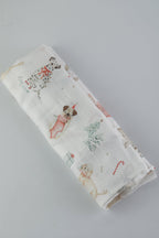 Winter Tails Swaddle Blanket