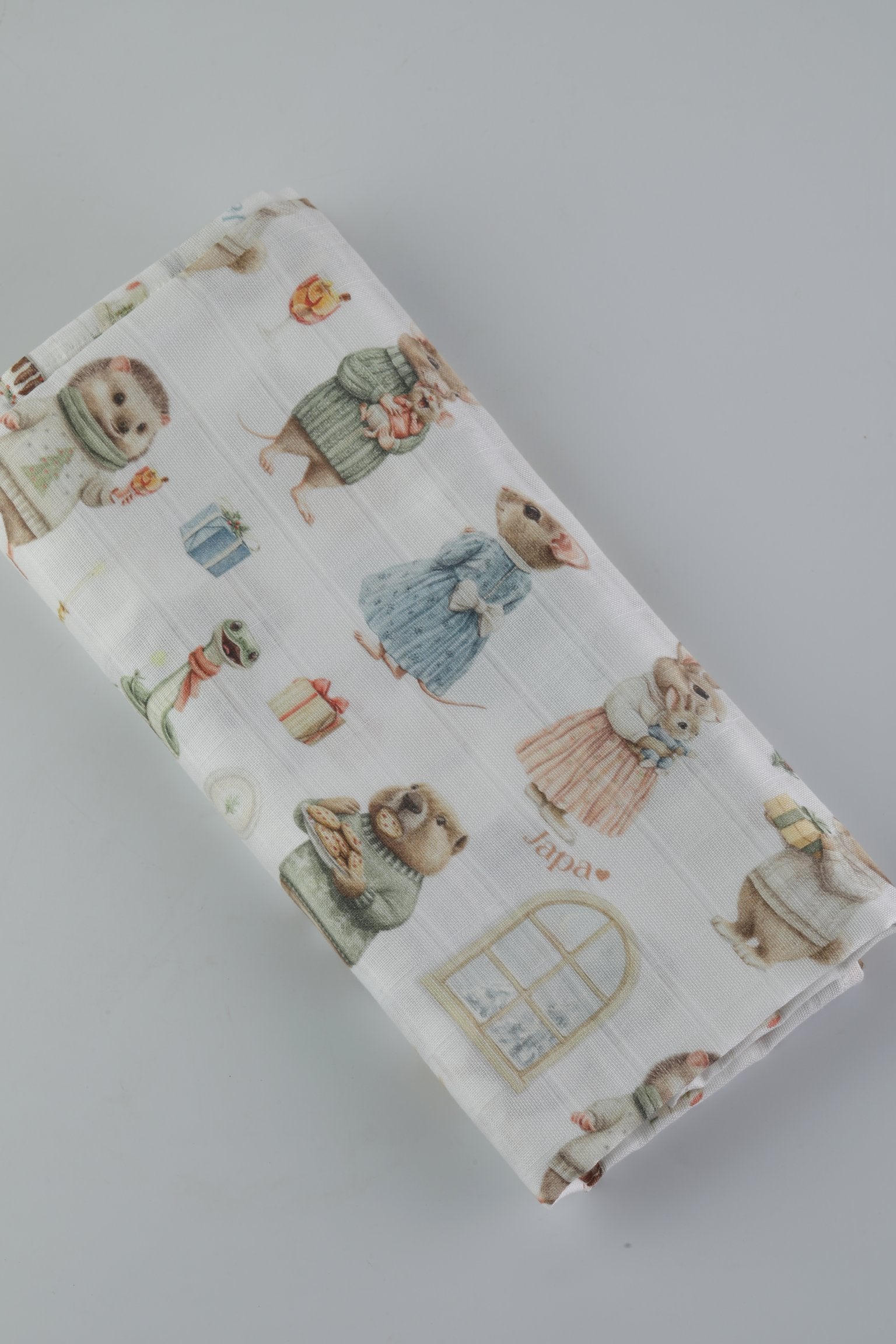 Woodland Pantry Swaddle Blanket